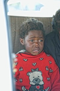 Upset child